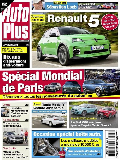 Title details for Auto Plus France by Editions Mondadori Axel Springer (EMAS) - Available